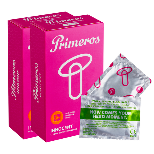AKCE 1+1 ZDARMA Primeros Innocent Ultra Tenké Kondomy 2x12