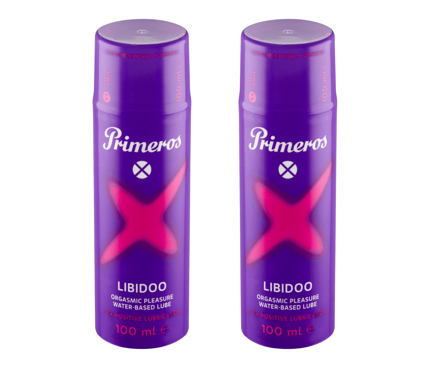AKCE 1+1 ZDARMA Primeros Libidoo Vegan Lubrikant Pro Zvýšení Sexuální Citlivosti 2x100ml