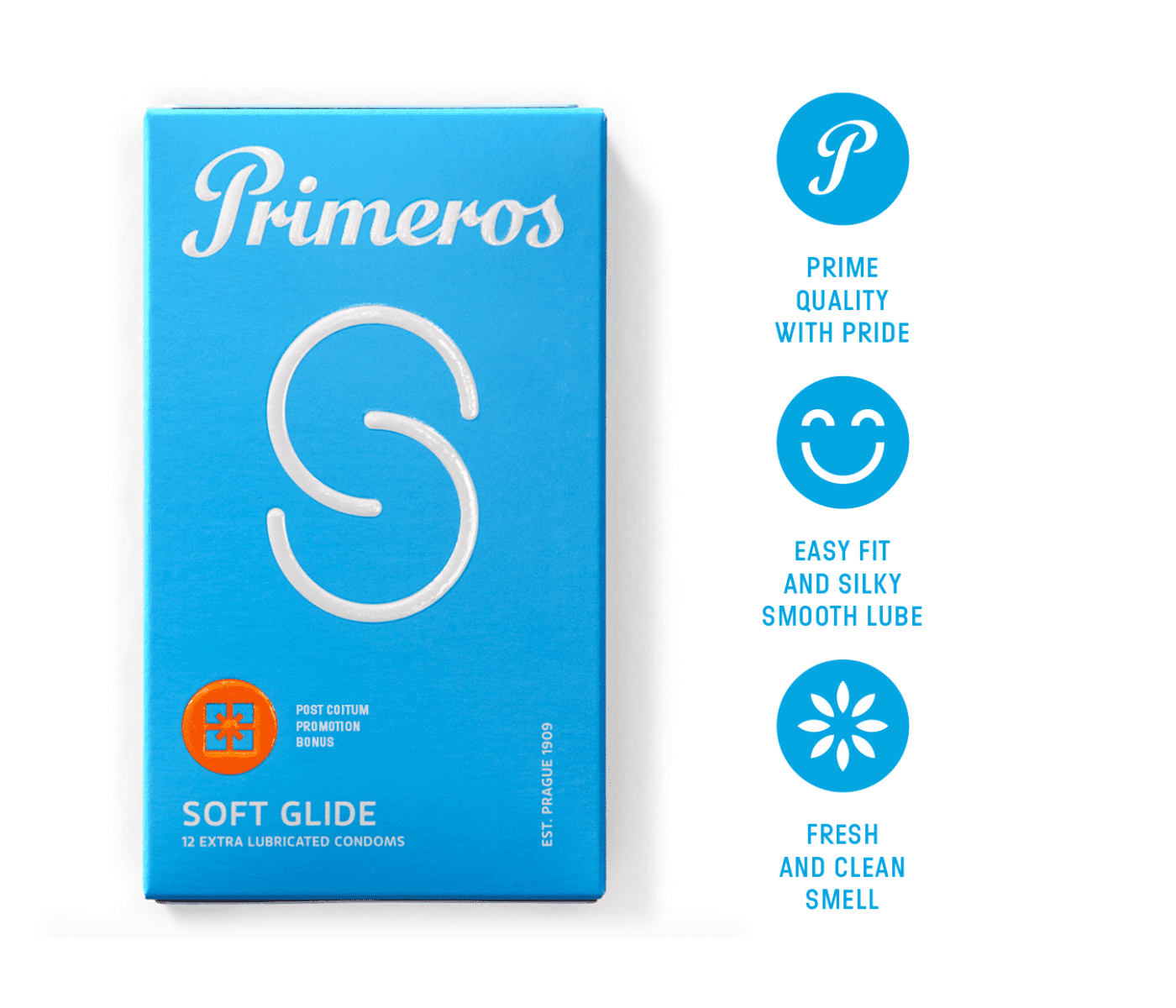Primeros kondomy Tea Tree, kondomy Soft Glide a vibrační náprstek jako dárek zdarma
