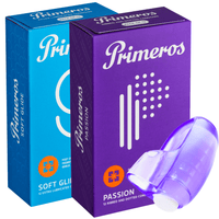 Primeros kondomy Soft Glide, kondomy Passion a vibrační náprstek jako dárek zdarma