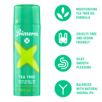 AKCE 1+1 ZDARMA Primeros Tea Tree Vegan Lubrikant S Výtažkem Z Čajovníku Australského 2x100ml