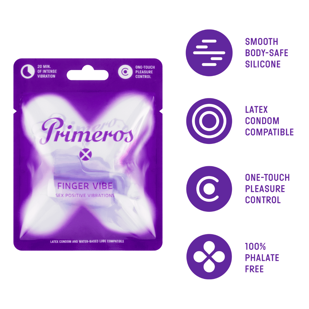 Primeros kondomy Innocent, kondomy Soft Glide a vibrační náprstek jako dárek zdarma