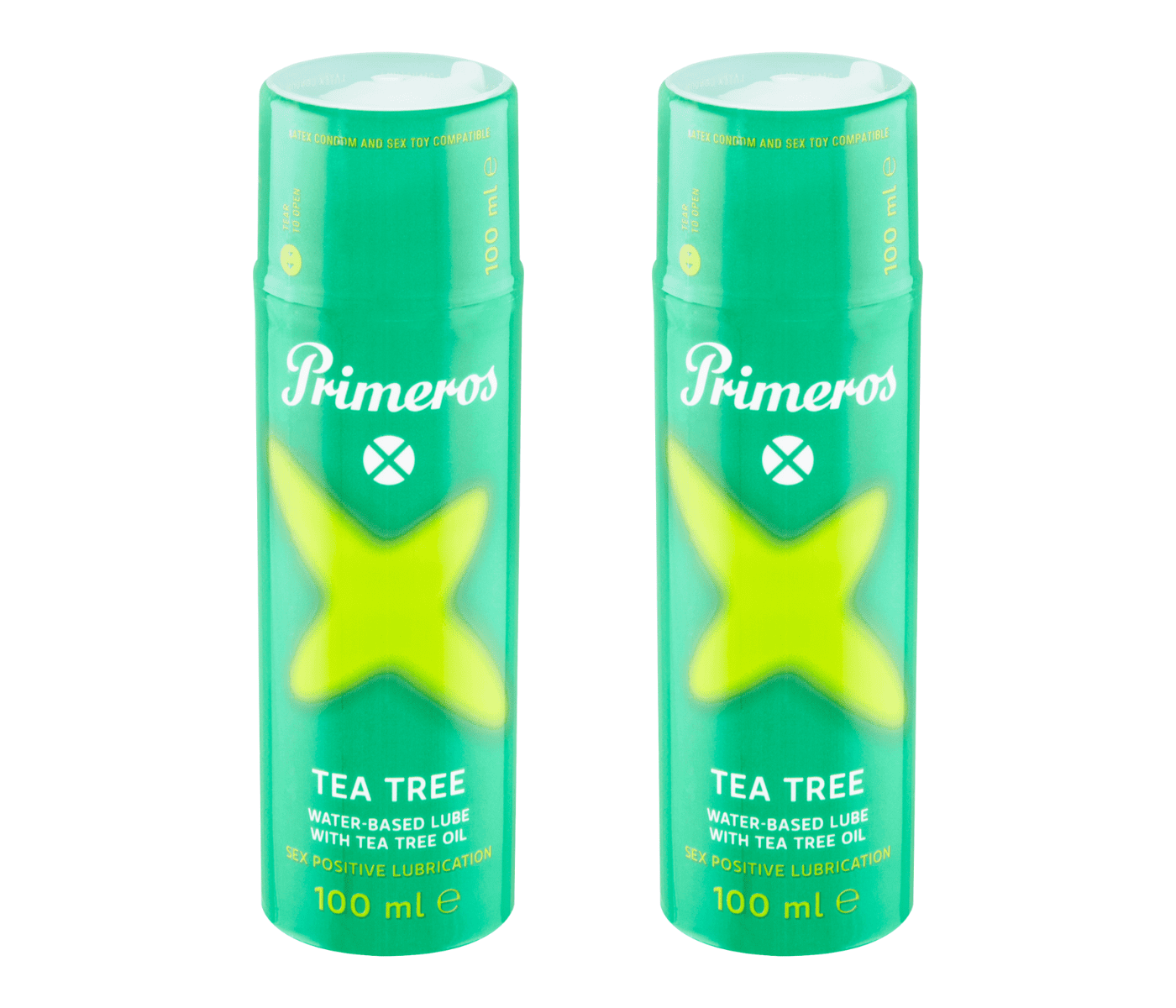 AKCE 1+1 ZDARMA Primeros Tea Tree Vegan Lubrikant S Výtažkem Z Čajovníku Australského 2x100ml